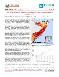 Somalia - Famine Early Warning Systems Network