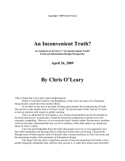 An Inconvenient Truth