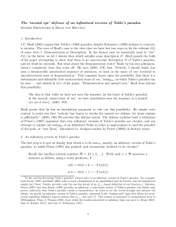 The `mental eye` defense of an infinitized version of Yablo`s paradox