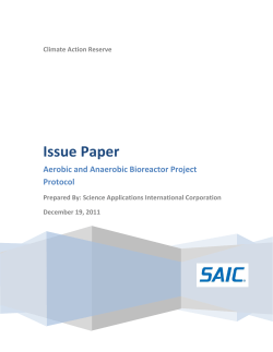 Aerobic and Anaerobic Bioreactor