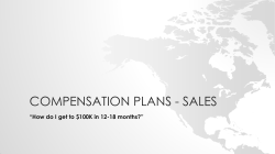 compensation plans - sales