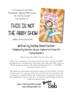 THIS IS NOT THE ABBY SHOW