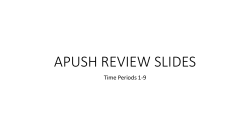 apush review slides - Sequim School District
