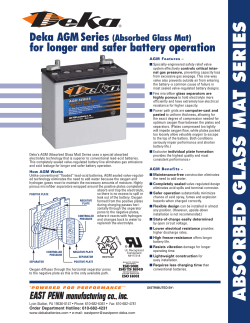 Deka AGM Series - Power Up - Solar Electric Systems and