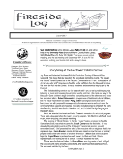 Newsletter - Fireside Story League