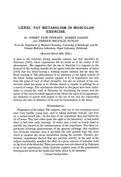 lxxxi. fat metabolism in muscular