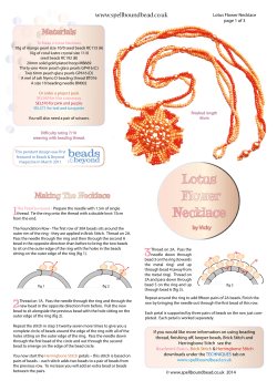 Lotus Flower Necklace