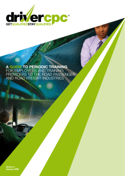 a guide to periodic training