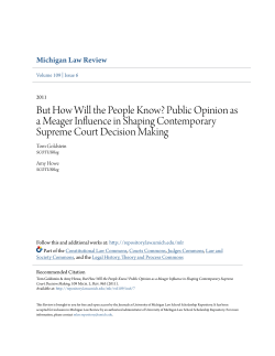 But How Will the People Know? Public Opinion as a Meager