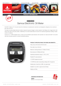 366000 Product Information Sheet