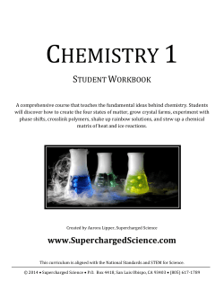 chemistry 1 - Supercharged Science