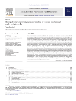 Inreversible thermodynamics in biophysics and biochemistry 1