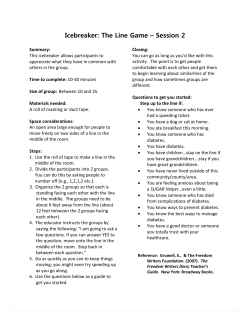 Icebreaker: The Line Game &ndash; Session 2