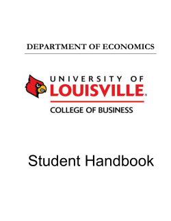 Student Handbook - University of Louisville