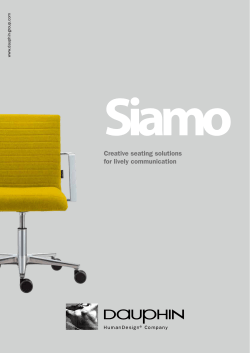 Creative seating solutions for lively communication