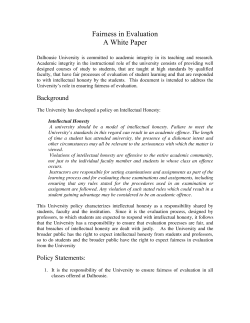 Fairness in Evaluation A White Paper