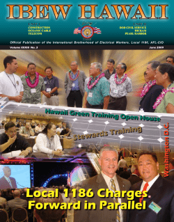 ibew hawaii - Hawaii Electricians