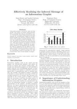 Effectively Realizing the Inferred Message of an Information Graphic