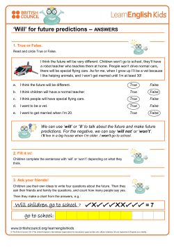 Print the answers - LearnEnglish Kids