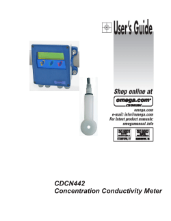 CDCN442 Concentration Conductivity Meter