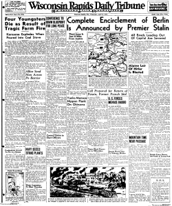 Complete Encirc Is Announced lement of Berlin by Premier er Stalin