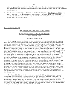 22 - view as generally accepted: "Das Virgil nicht fur den Landmann