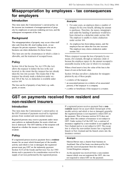 Tax Information Bulletin Volume 5 Number 12