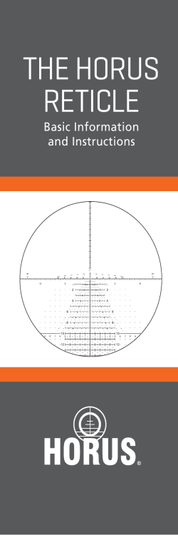 the horus reticle