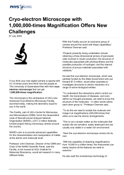 Cryo-electron Microscope with 1000000-times