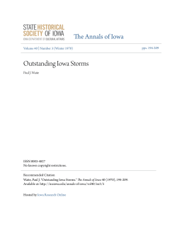 Outstanding Iowa Storms
