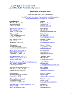 GAQC Firm Members M Through S