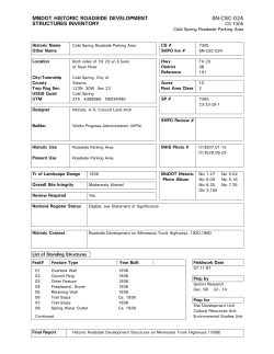 Cold Spring Roadside Parking Area