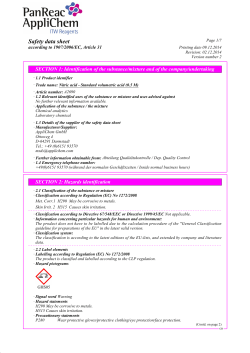 Safety data sheet