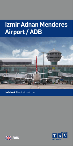 Izmir Adnan Menderes Airport Infobook