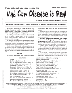 Mad Cow Disease is Real