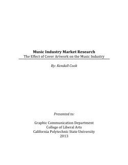 Music Industry Market Research - The Effect of Cover Artwork on the