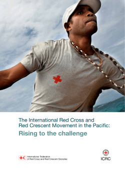The International Red Cross and Red Crescent
