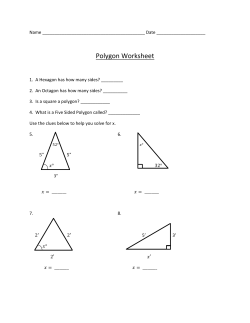 Polygon Worksheet - Learn Math Fast System