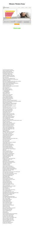 Odyssey Themes Essay