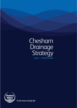 Chesham Drainage Strategy - Corporate