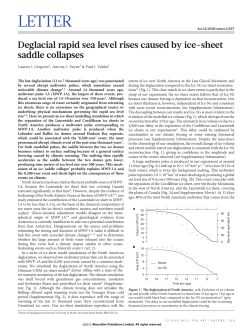 Deglacial rapid sea level rises caused by ice