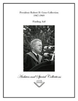 PRESIDENT ROBERT D - Hunter College Libraries
