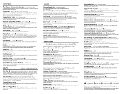 Takeout Menu - Thai Bloom!