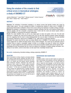 a study of SNOMED CT - Oxford Academic