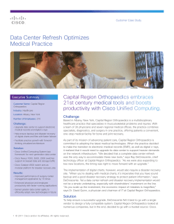 Data Center Refresh Optimizes Medical Practice (Case Study)