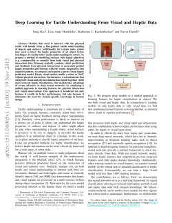 Deep Learning for Tactile Understanding From Visual and Haptic Data