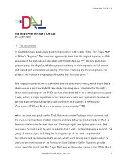 The Tragic Myth of Millet`s `Angelus`