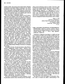 Lore: Capturing Traditional Environmental Knowledge