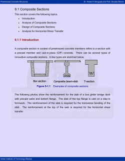 Composite Sections
