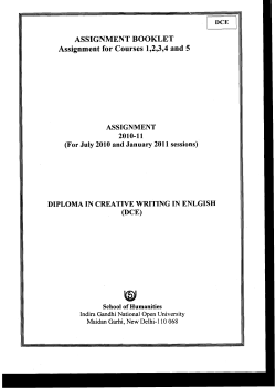 DCE 1 2 3 4 5 Assignment2010